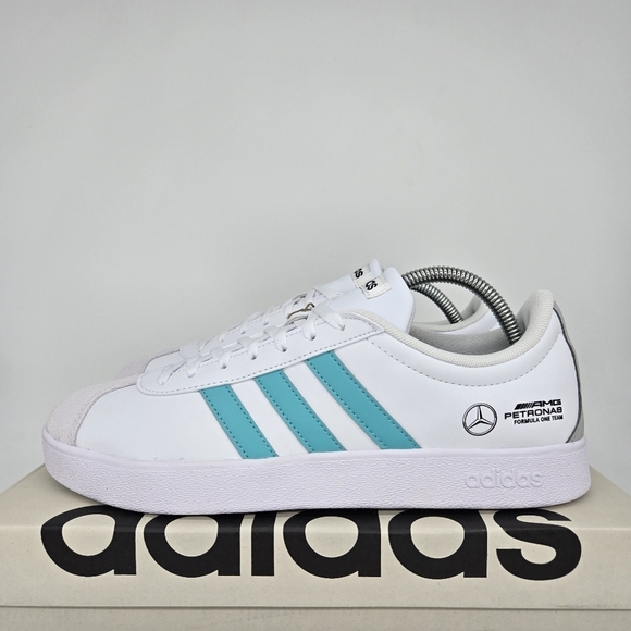 New adidas VL Court Mercedes-AMG Petronas Formula One Team Men\'s Shoes Size 12